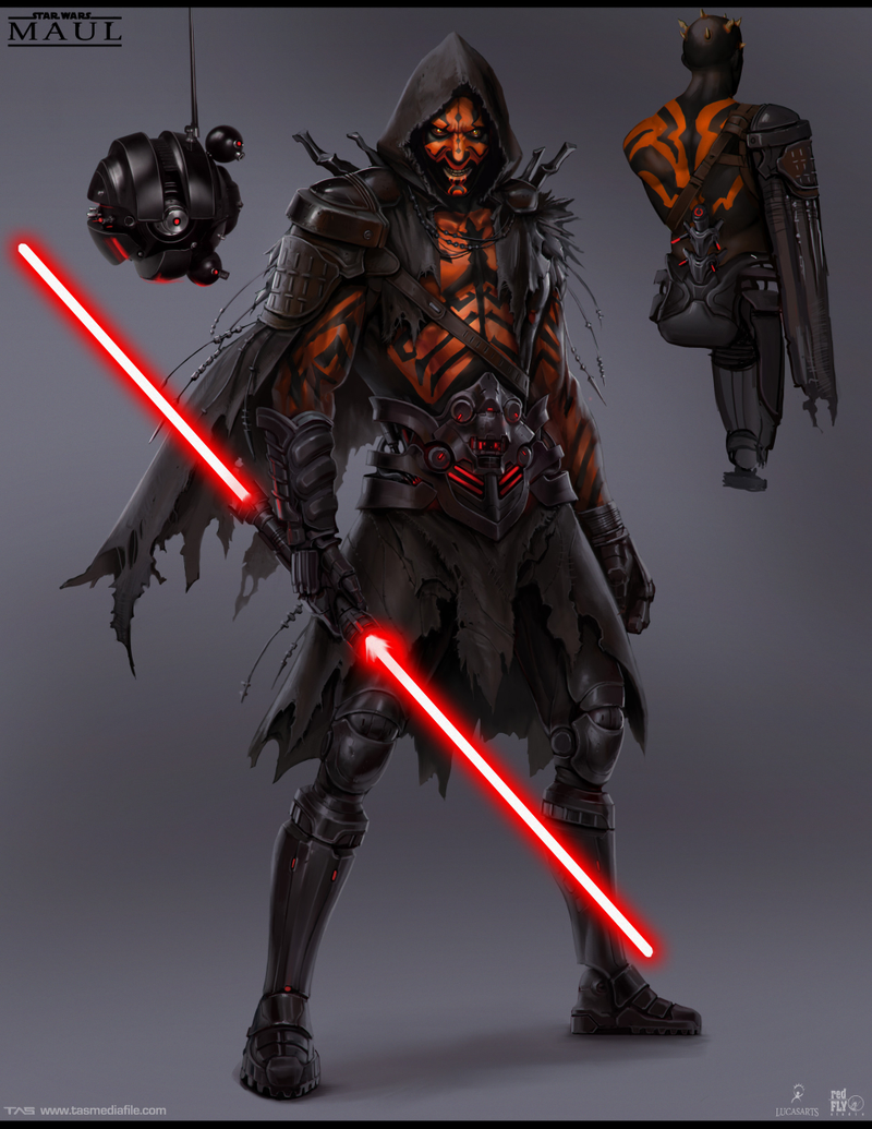 Illustration for article titled Another Look At That Cancelled Darth Maul Game